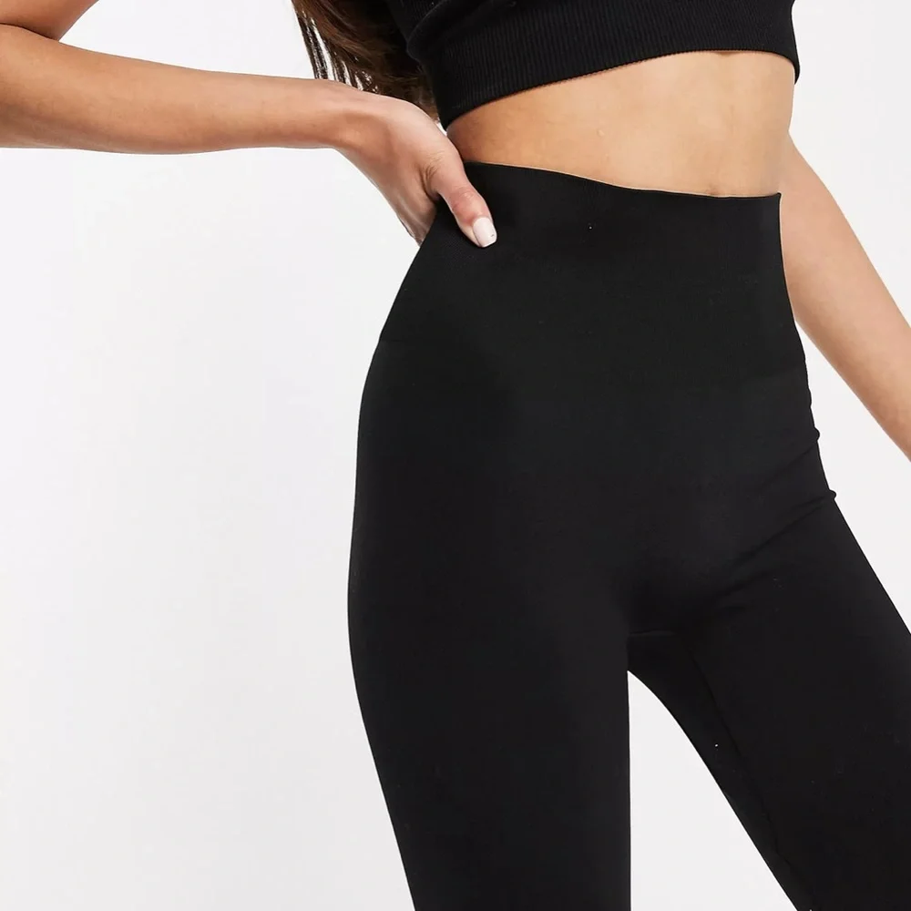 & Other Stories Black Yoga Legging Tights M - Picture 3 of 4